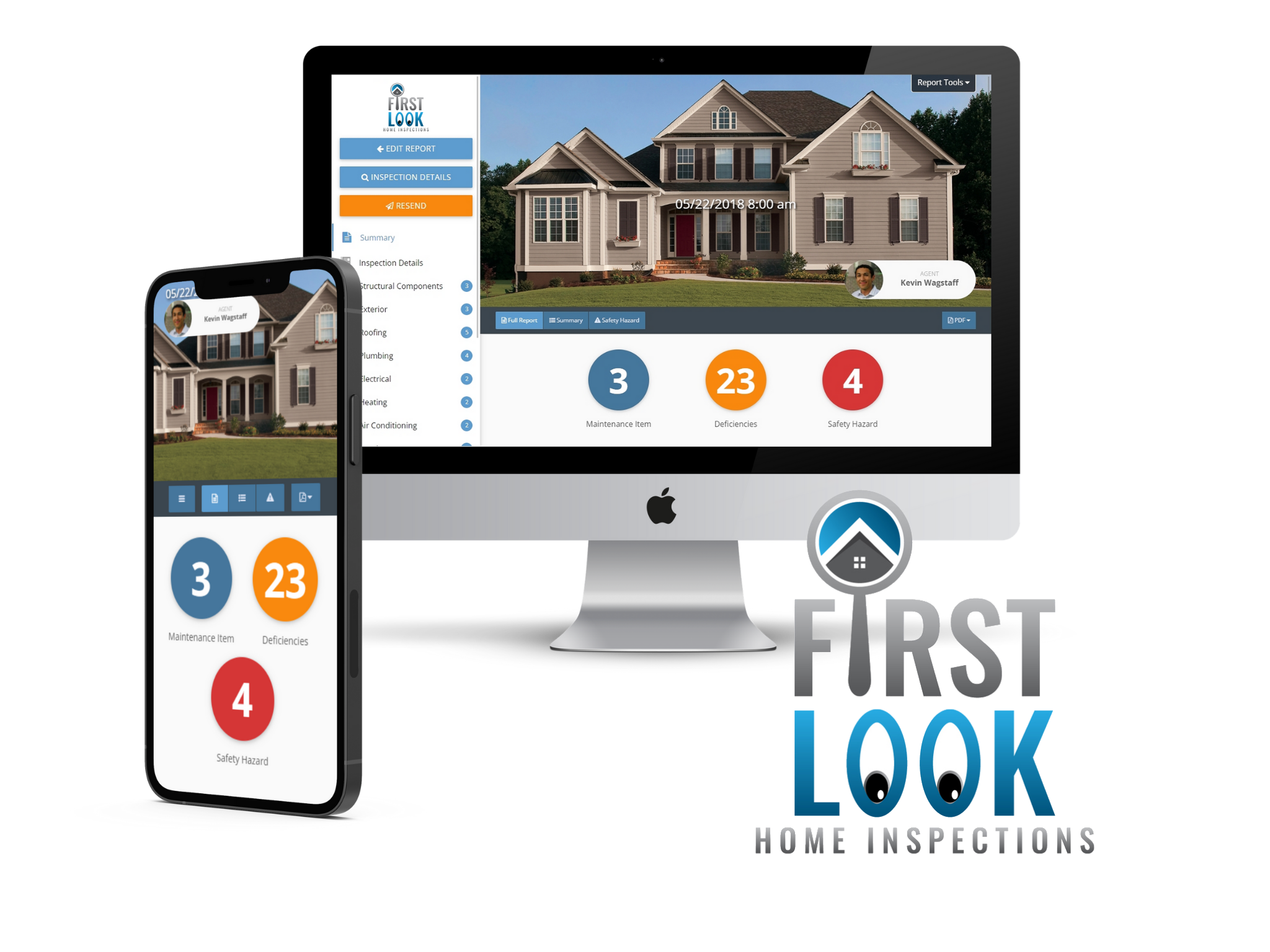 A Home Inspector mockup